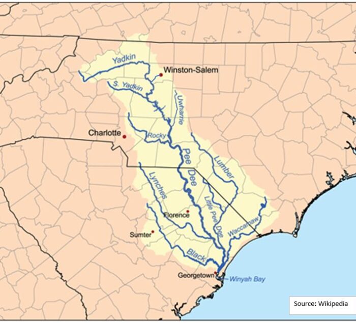 A meandering creek slows down the movement of sediments in the inner bends. The resulting creek view is beautiful, with sandy beaches that allow easy access to the water to observe creek wildlife and wade in the coolness during the summer. 